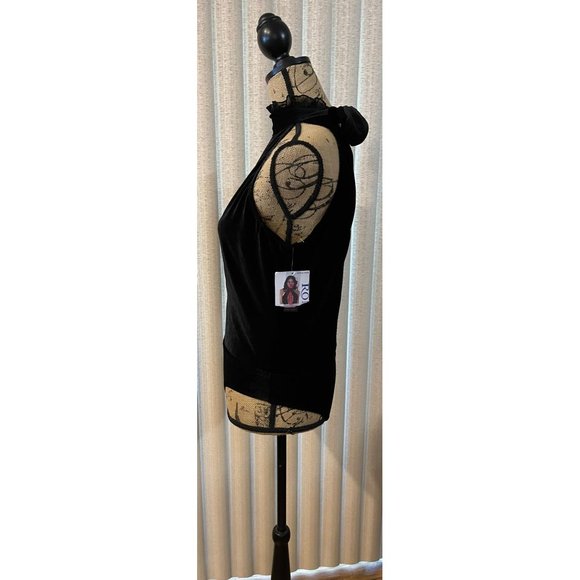 Fantasie Lingerie Velour Choker Sexy Bodysuit - Size M/L - Plunge Neckline - New - Picture 3 of 9